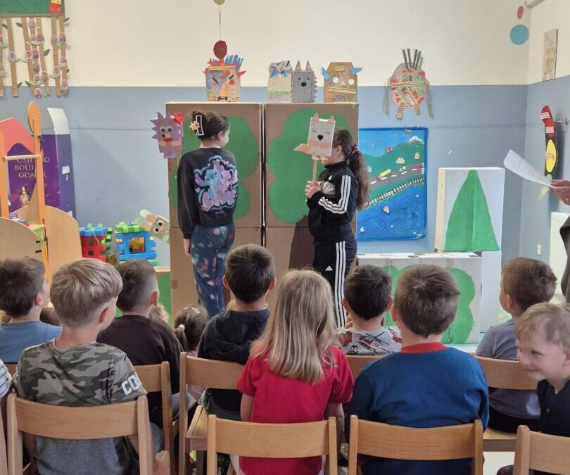 Ježica i njezina kućica u vrtiću